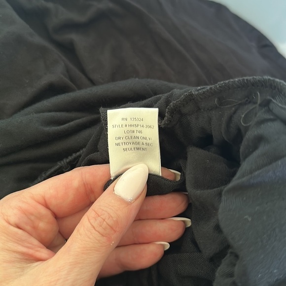 Haute Hippie Strapless Black Jumpsuit Harem Pants - Picture 9 of 9